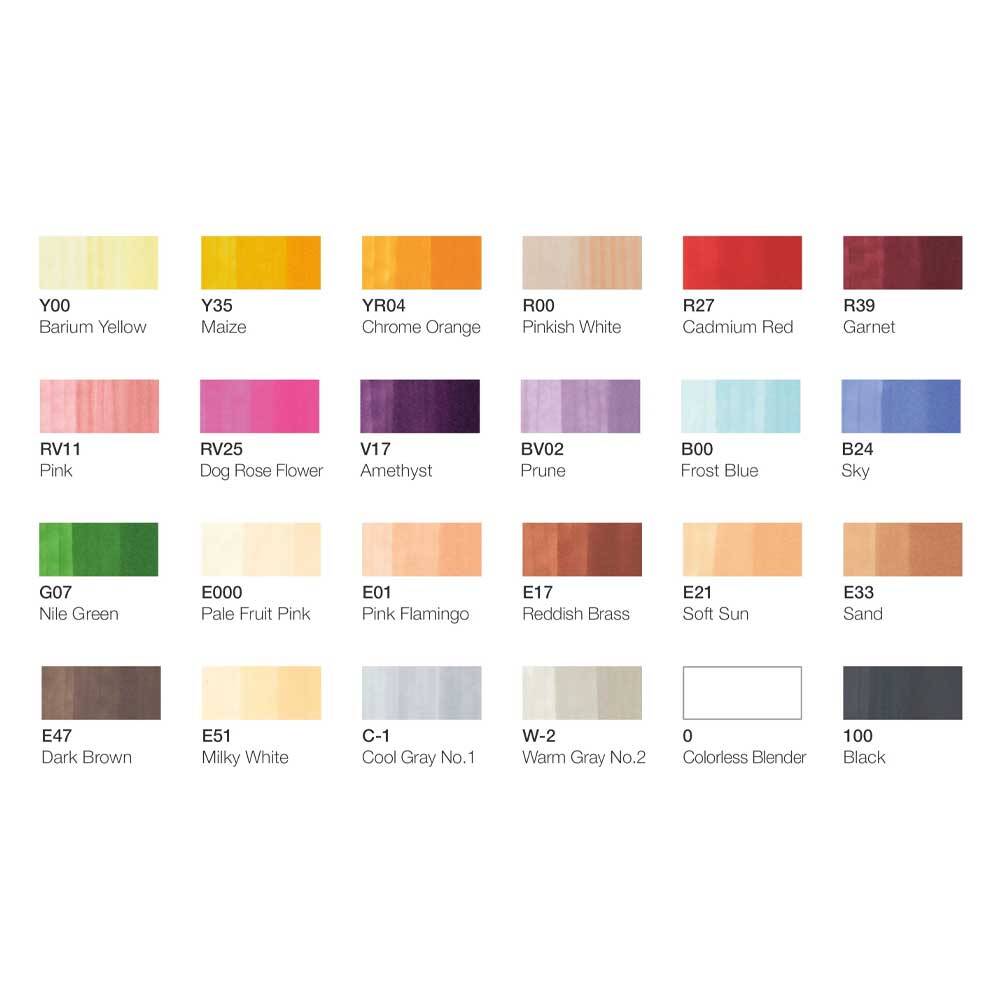 Copic Sketch Wallet Set 24'lü