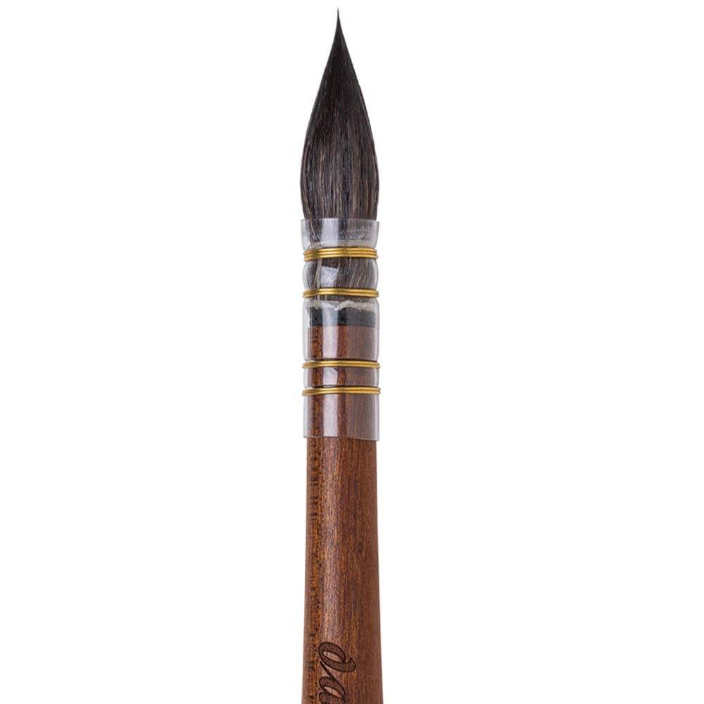 Da Vinci 499 Serial No: 3 Squirrel Hair Watercolor Brush Ethergraf metalpoint tip Handle From Kebony Wood