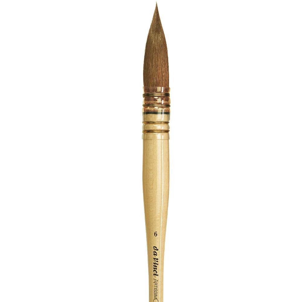 Da Vinci Artissimo Kolinsky Red Sable Round Watercolor Brush Series 428 No:6