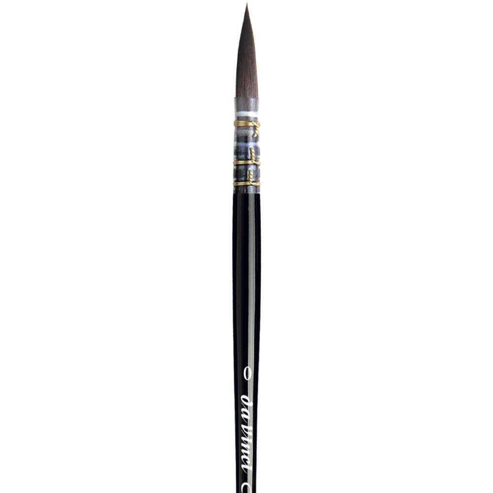 Da Vinci Casaneo Extra Soft Synthetic Round Watercolor Brush Series 498 No:0