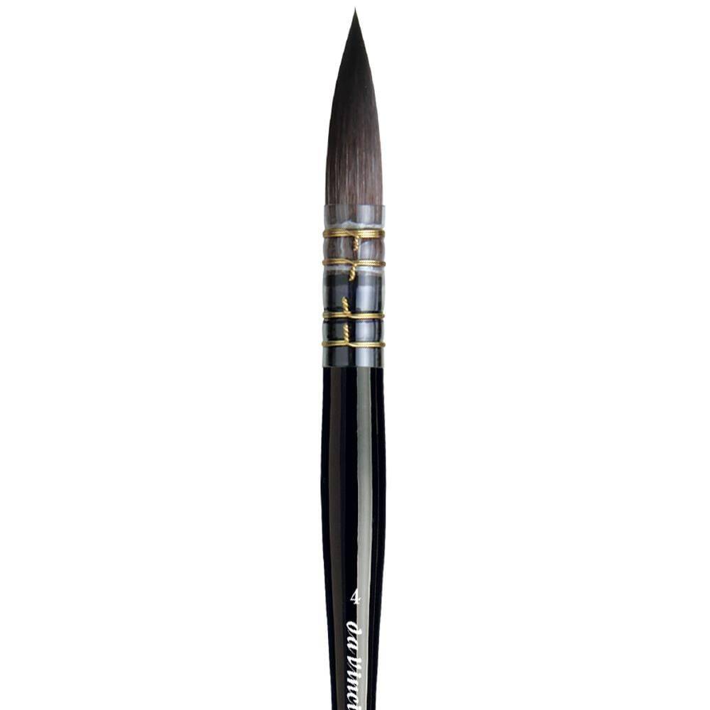 Da Vinci Casaneo Extra Soft Synthetic Round Watercolor Brush Series 498 No:4