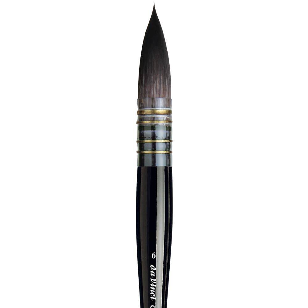 Da Vinci Casaneo Extra Soft Synthetic Round Watercolor Brush Series 498 No:6