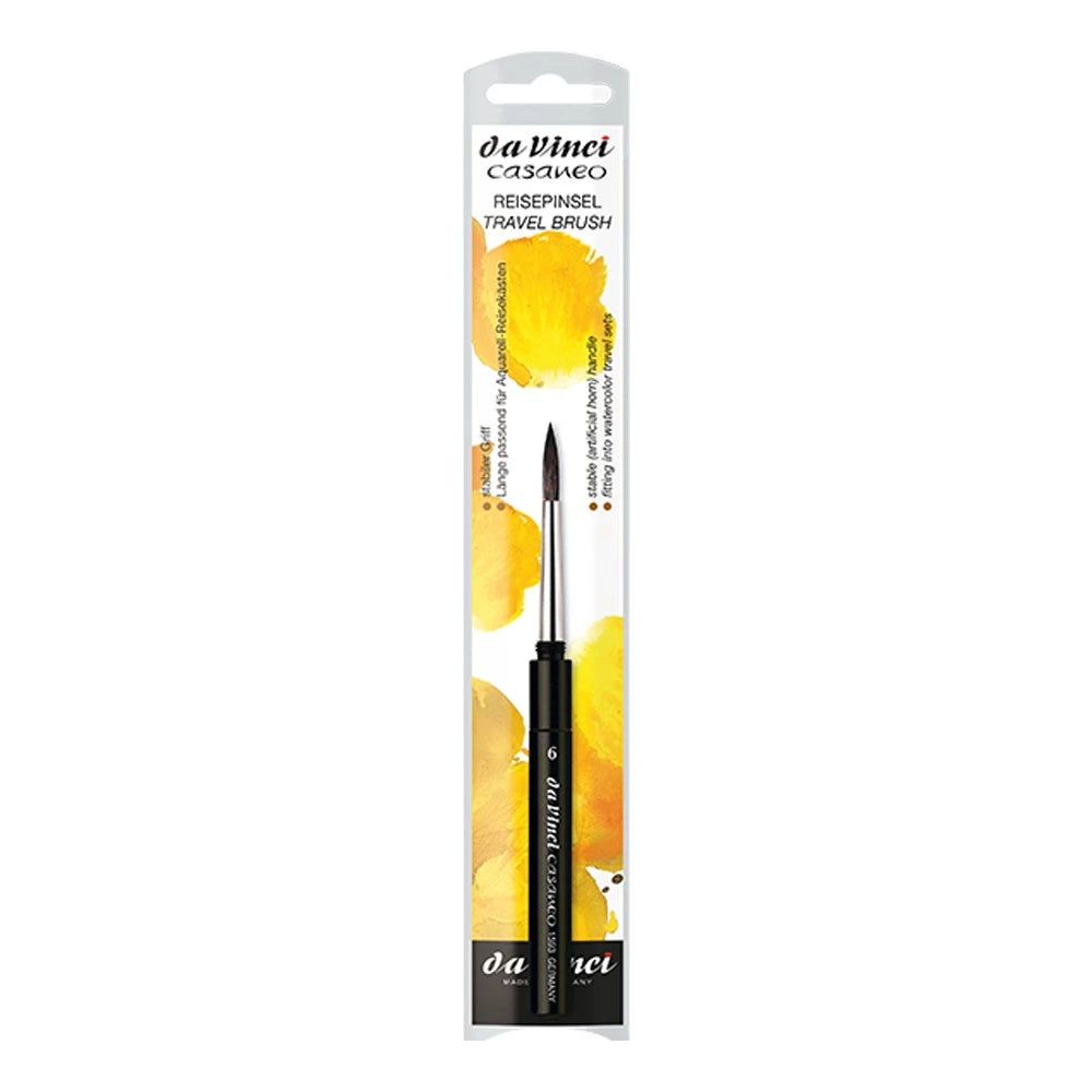 Da Vinci 1593Tp Seri Casaneo Water Colour Brush, Round, Extra Soft Synthetic Fibre No:6