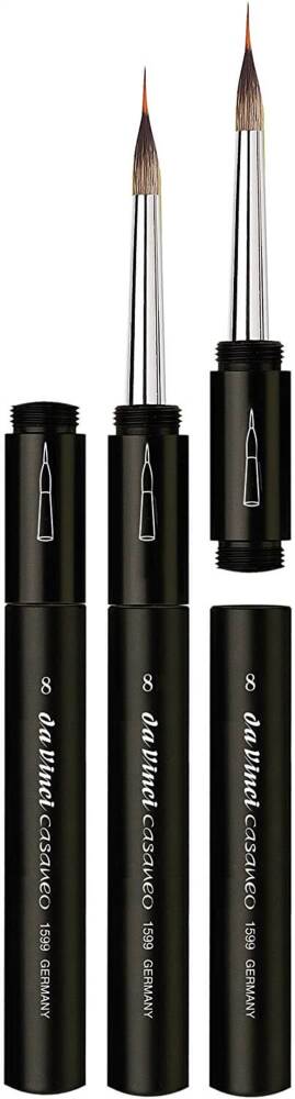 Da Vinci Casaneo Round Tip Extra Soft Travel Liner Brush Series 1599TP No: 8