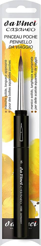 Da Vinci Casaneo Round Tip Extra Soft Travel Liner Brush Series 1599TP No: 8