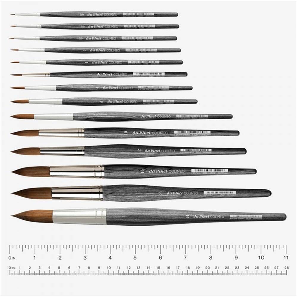 Da Vinci Colineo Watercolor Brush Round Tip Series 5522 No: 0