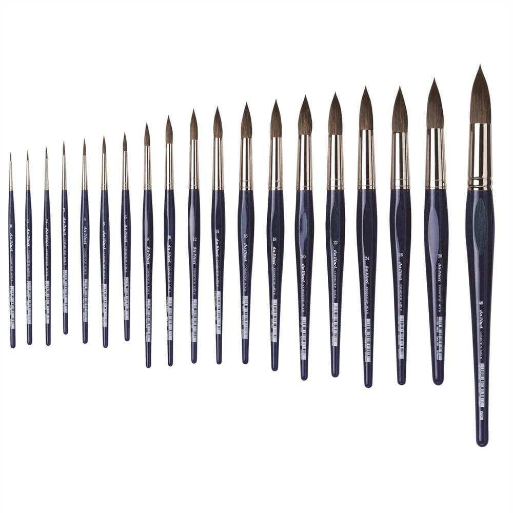 Da Vinci Cosmotop Mix B Round Watercolor Brush Series 5530 No: 5