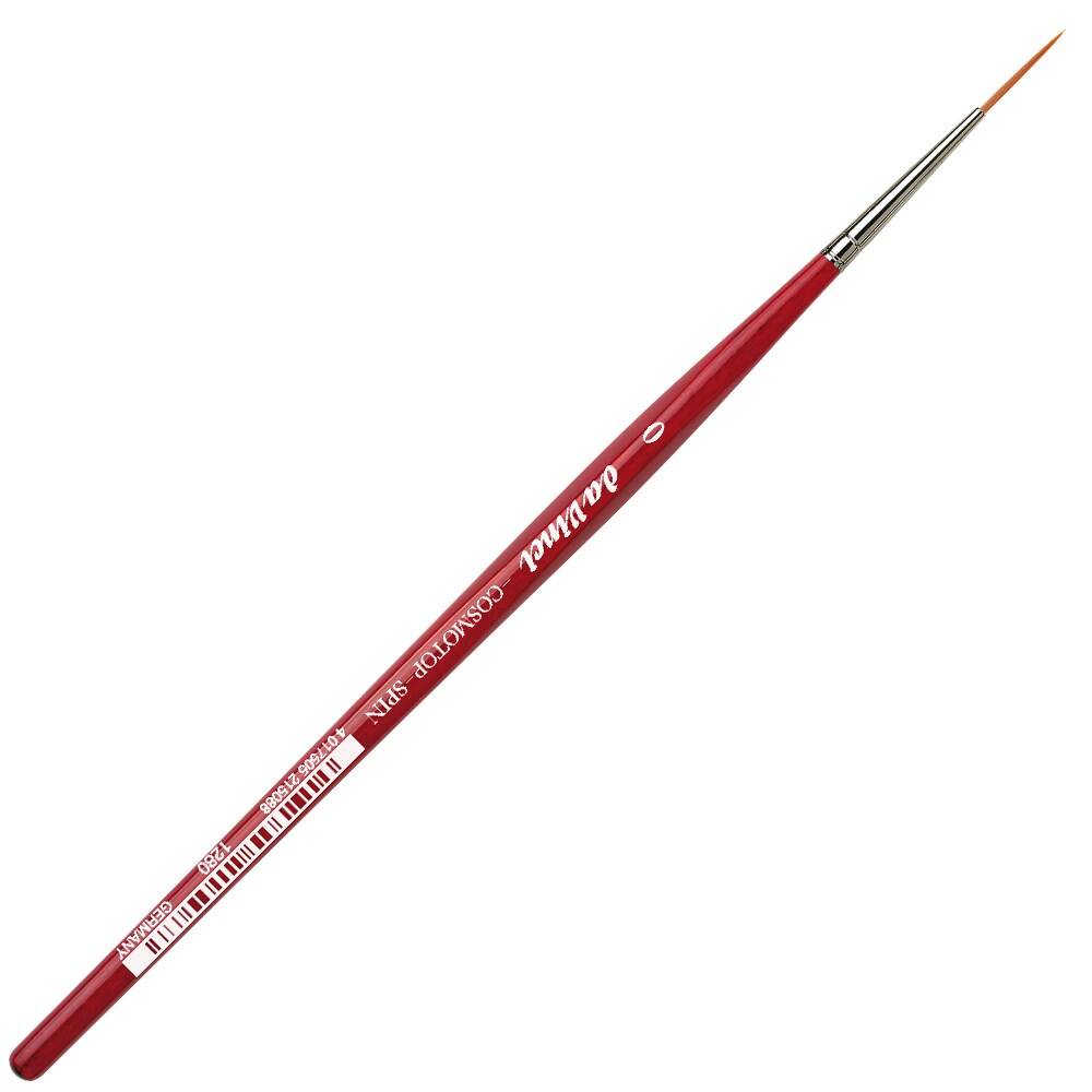 Da Vinci Cosmotop Spin Brown Synthetic Long Line Brush Series 1280 No:0