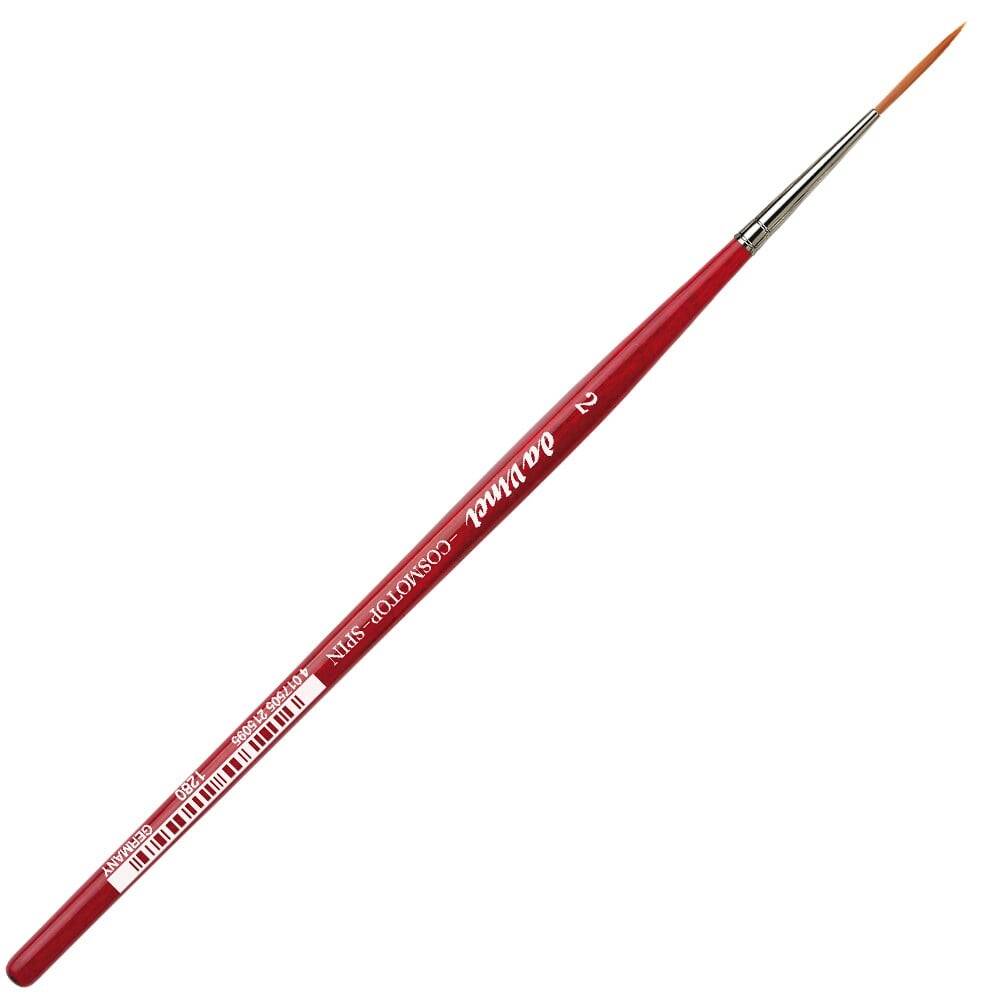 Da Vinci Cosmotop Spin Brown Synthetic Long Line Brush Series 1280 No:2