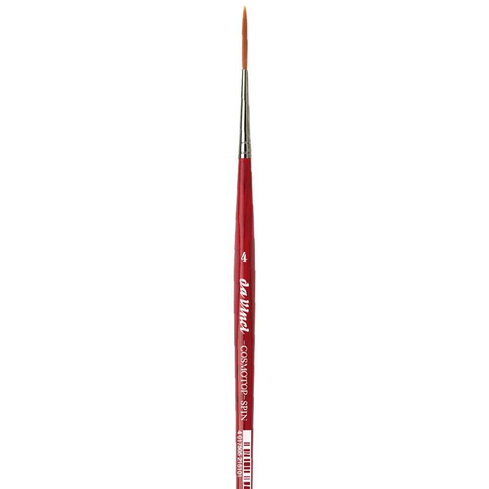 Da Vinci Cosmotop Spin Brown Synthetic Long Line Brush Series 1280 No:4