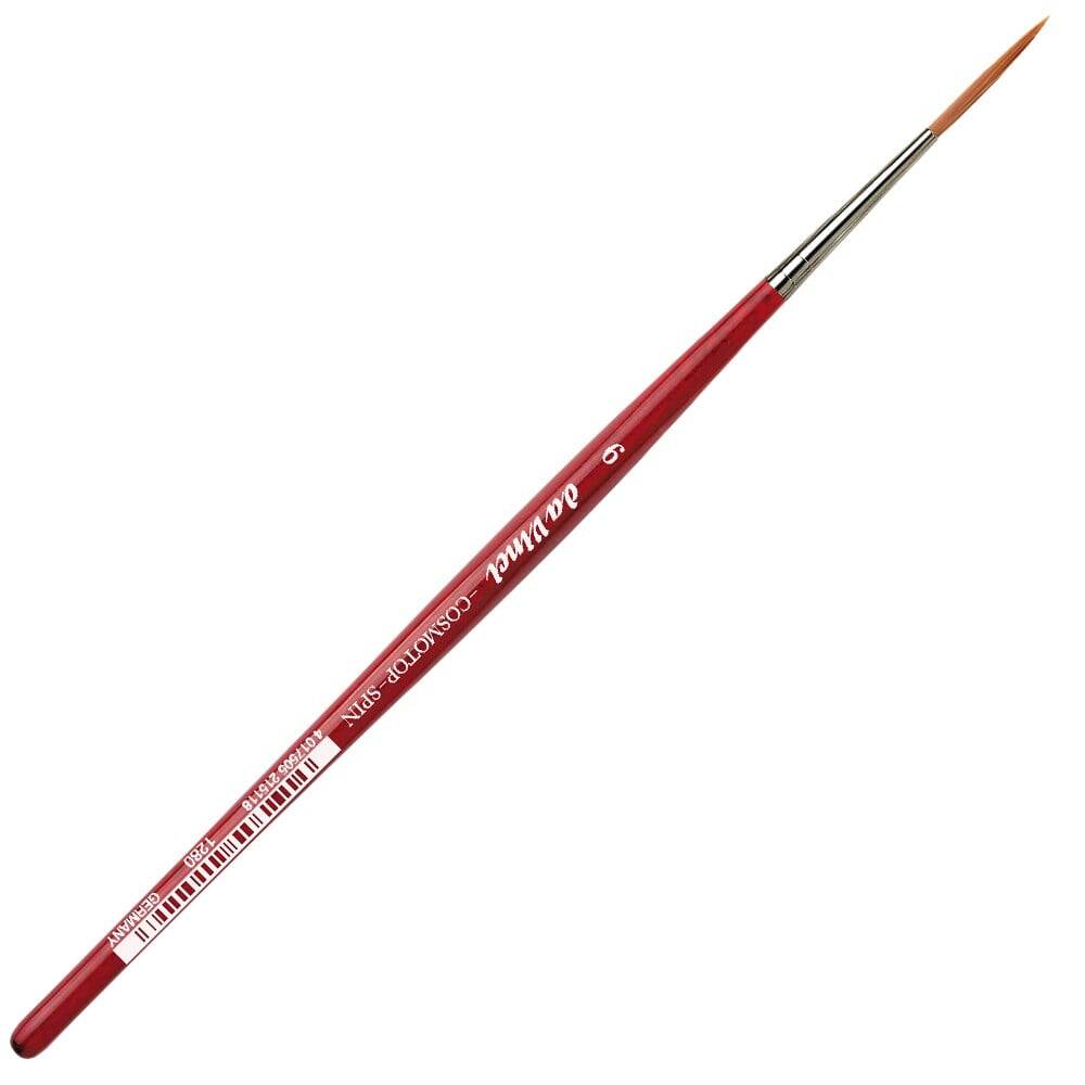 Da Vinci Cosmotop Spin Brown Synthetic Long Line Brush Series 1280 No:6