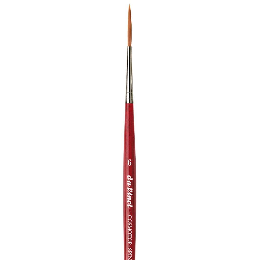 Da Vinci Cosmotop Spin Brown Synthetic Long Line Brush Series 1280 No:6