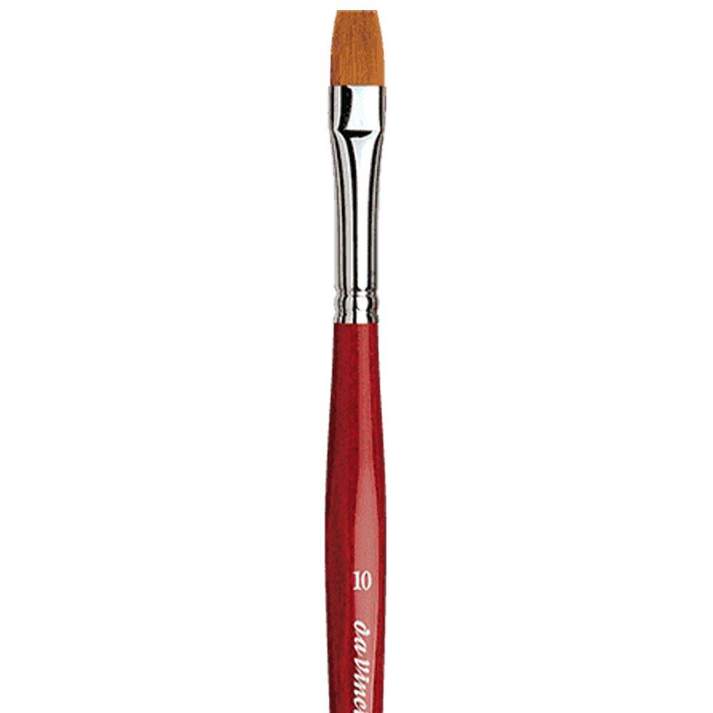 Da Vinci Cosmotop Spin Synthetic Flat Watercolor Brush Series 5880 No:10