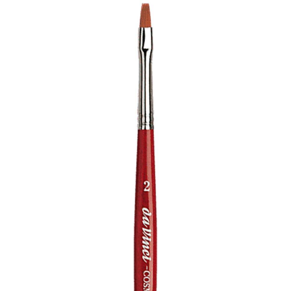 Da Vinci Cosmotop Spin Synthetic Flat Watercolor Brush Series 5880 No:2