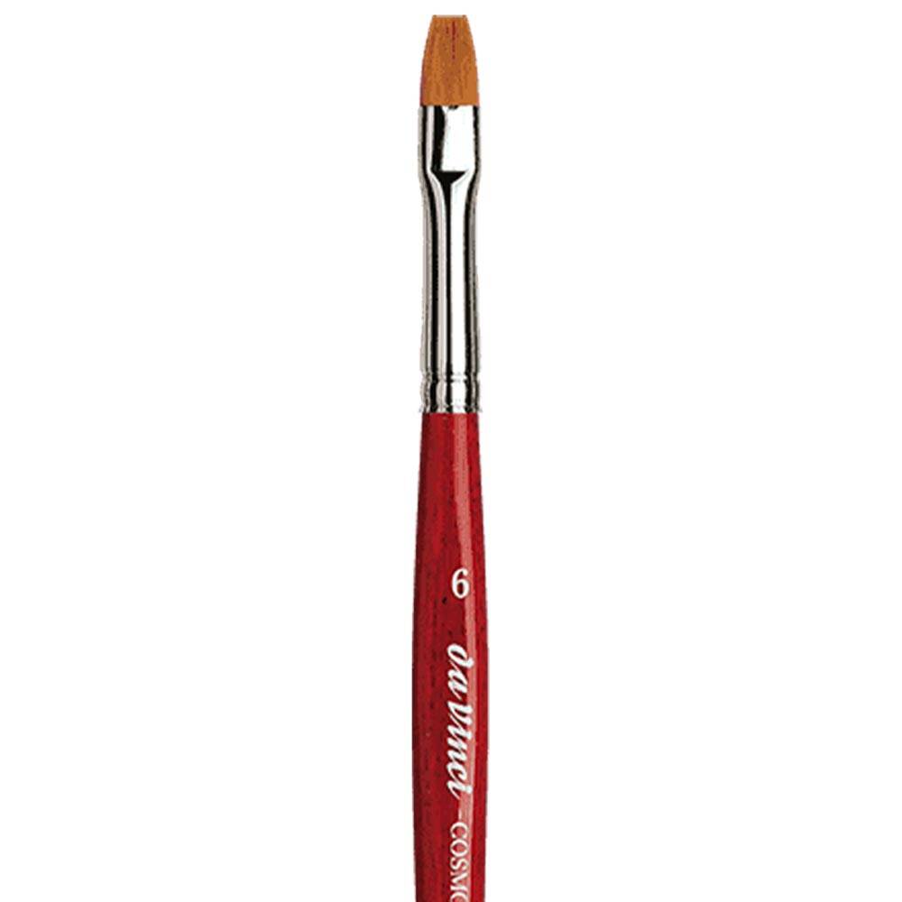 Da Vinci Cosmotop Spin Synthetic Flat Watercolor Brush Series 5880 No:6