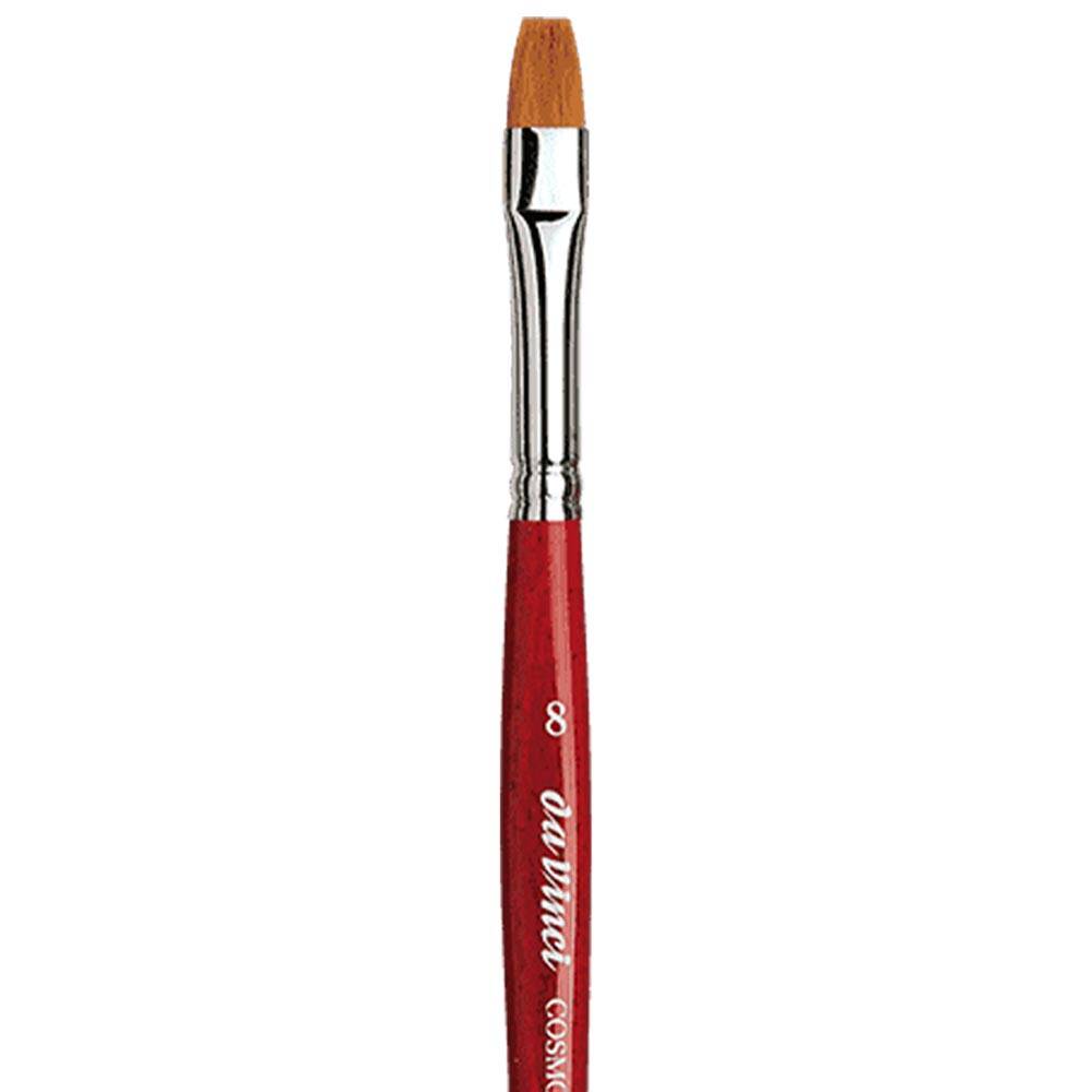 Da Vinci Cosmotop Spin Synthetic Flat Watercolor Brush Series 5880 No:8