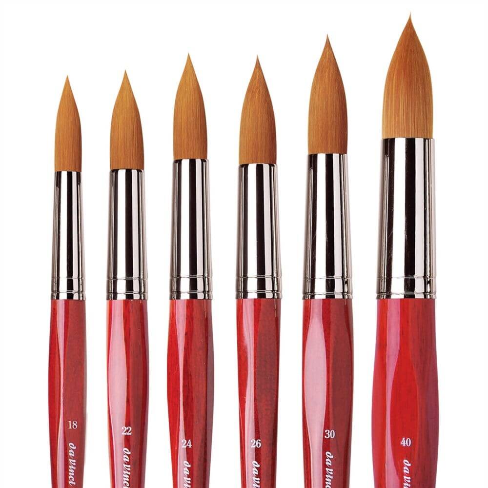 Da Vinci Cosmotop Spin Synthetic Round Watercolor Brush Series 5580 No:6