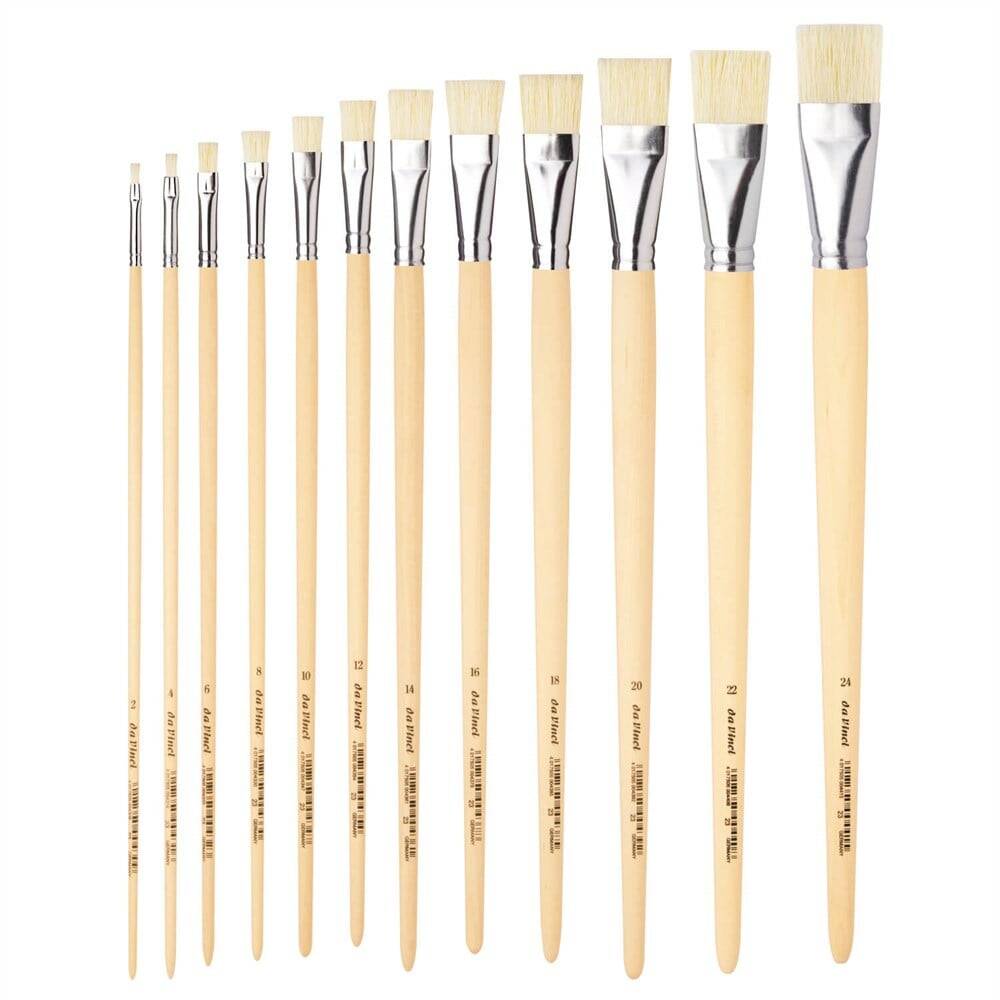 Da Vinci Bristle Flat Oil and Acrylic Paint Brush Series 23 No:22