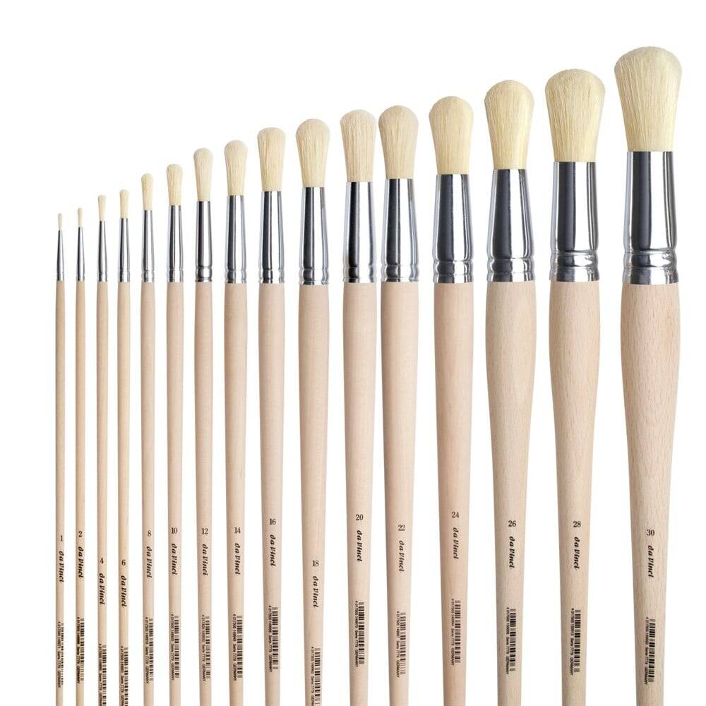 Da Vinci Bristle Round Acrylic and Oil Paint Brush Series 7779 No:14