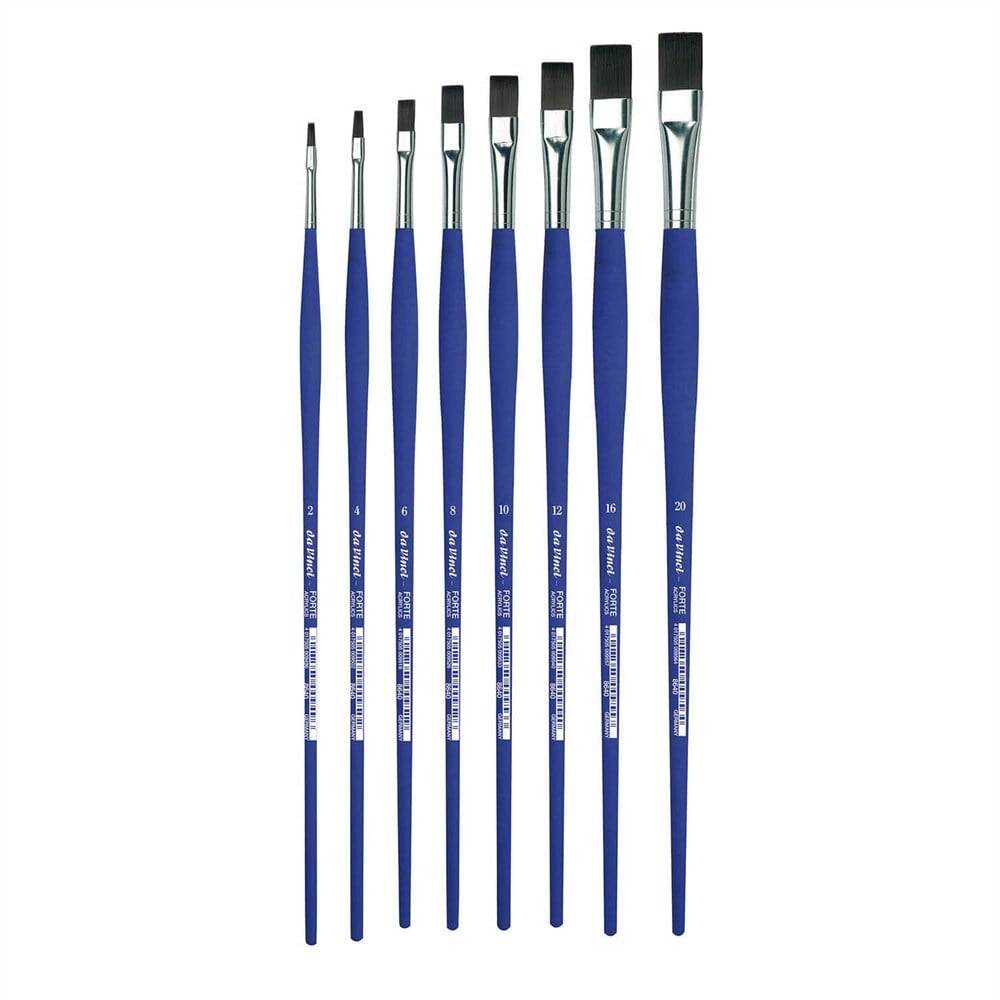 Da Vinci Forte Acrylic Synthetic Flat Acrylic Paint and Oil Paint Brush Series 8640 No: 4