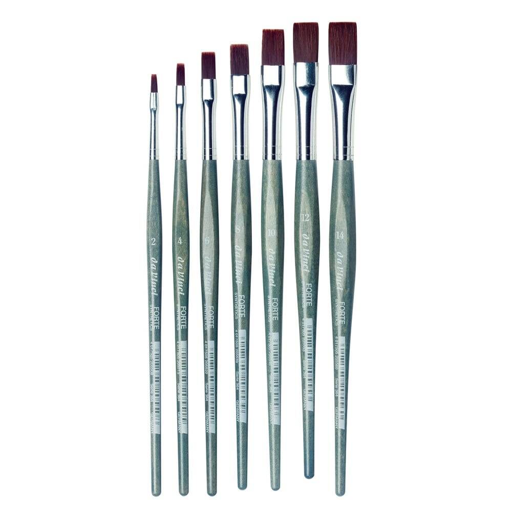 Da Vinci Forte Synthetic Flat Acrylic Paint Brush Series 364 No:2