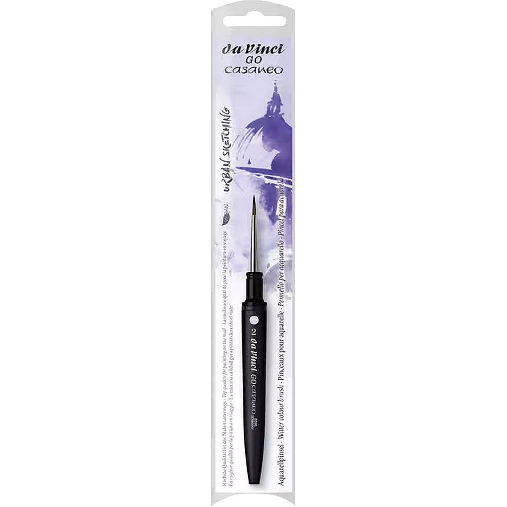 Da Vinci GO Casaneo Ekstra Yumuşak Yuvarlak Suluboya Fırçası Seri 8598 No:2