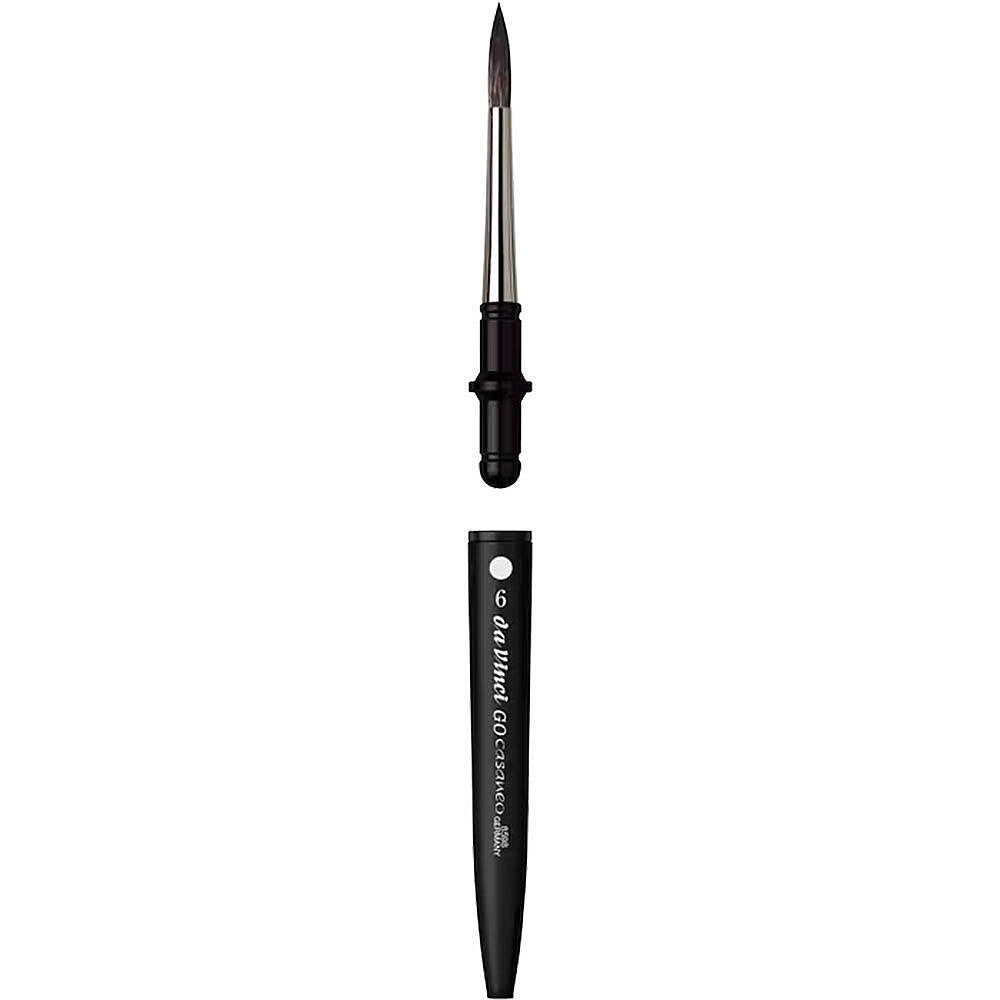 Da Vinci GO Casaneo Ekstra Yumuşak Yuvarlak Suluboya Fırçası Seri 8598 No:6