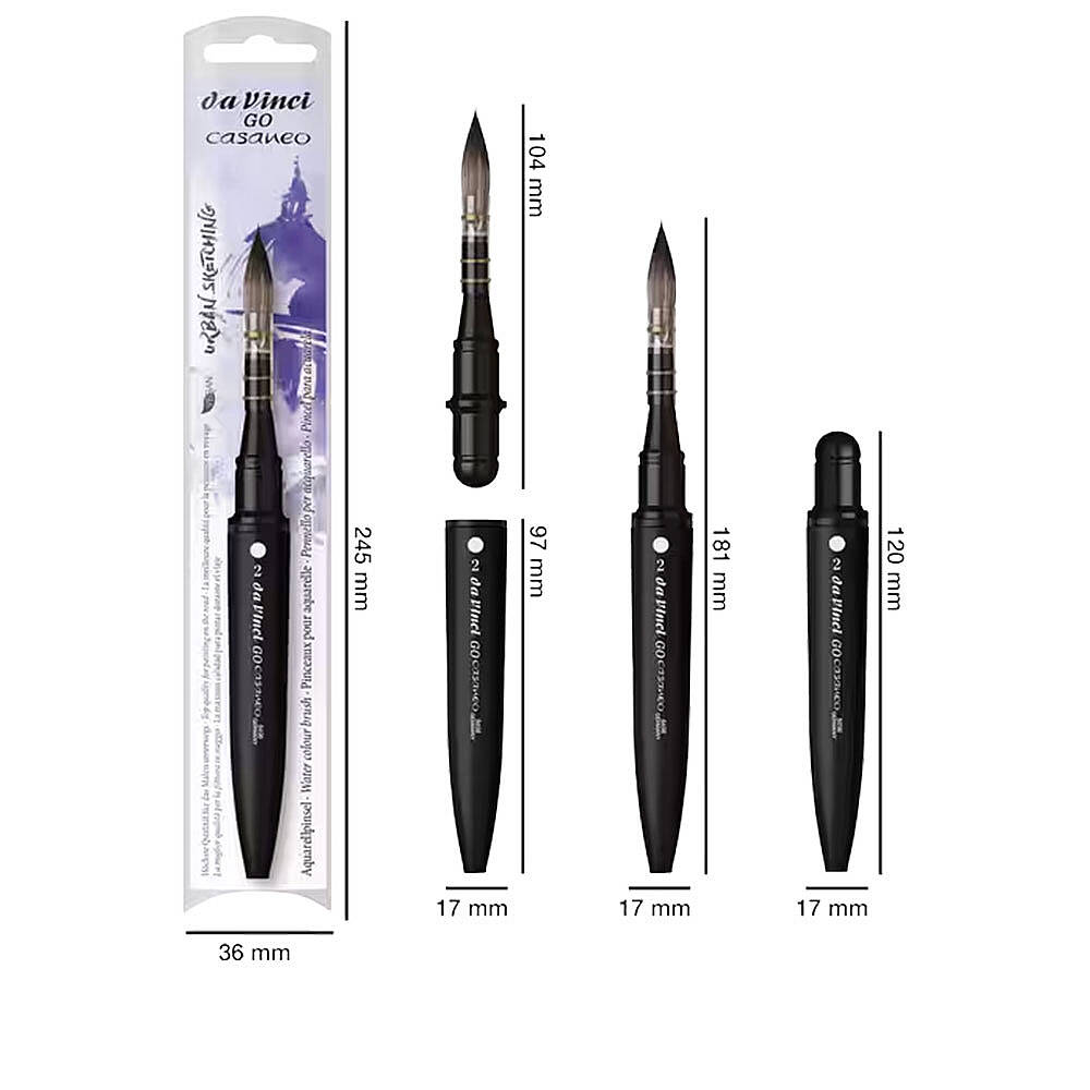 Da Vinci GO Casaneo Yıkama ve Mop Suluboya Fırçası Seri 8498 No:2