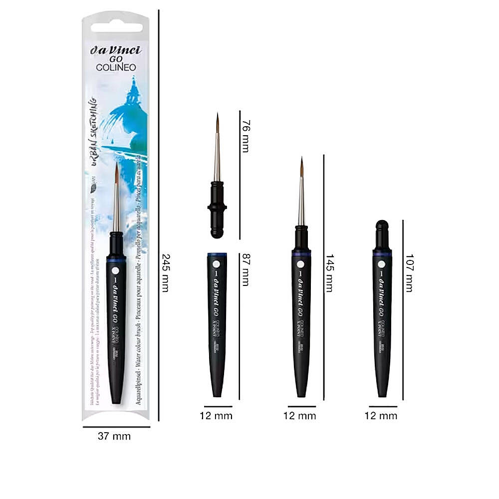 Da Vinci GO Colineo Ekstra Pointed Suluboya Fırçası Seri 8532 No:1
