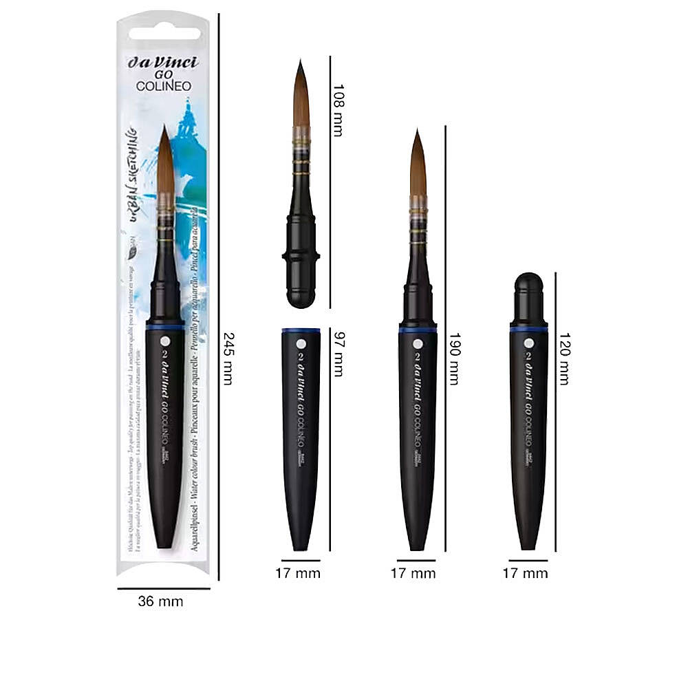 Da Vinci GO Colineo Yıkama ve Mop Suluboya Fırçası Seri 8442 No:2