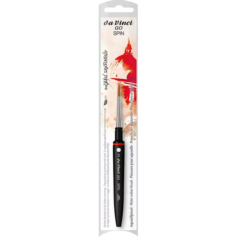 Da Vinci GO Cosmotop Spin Yuvarlak Suluboya Fırçası Seri 8580 No:3