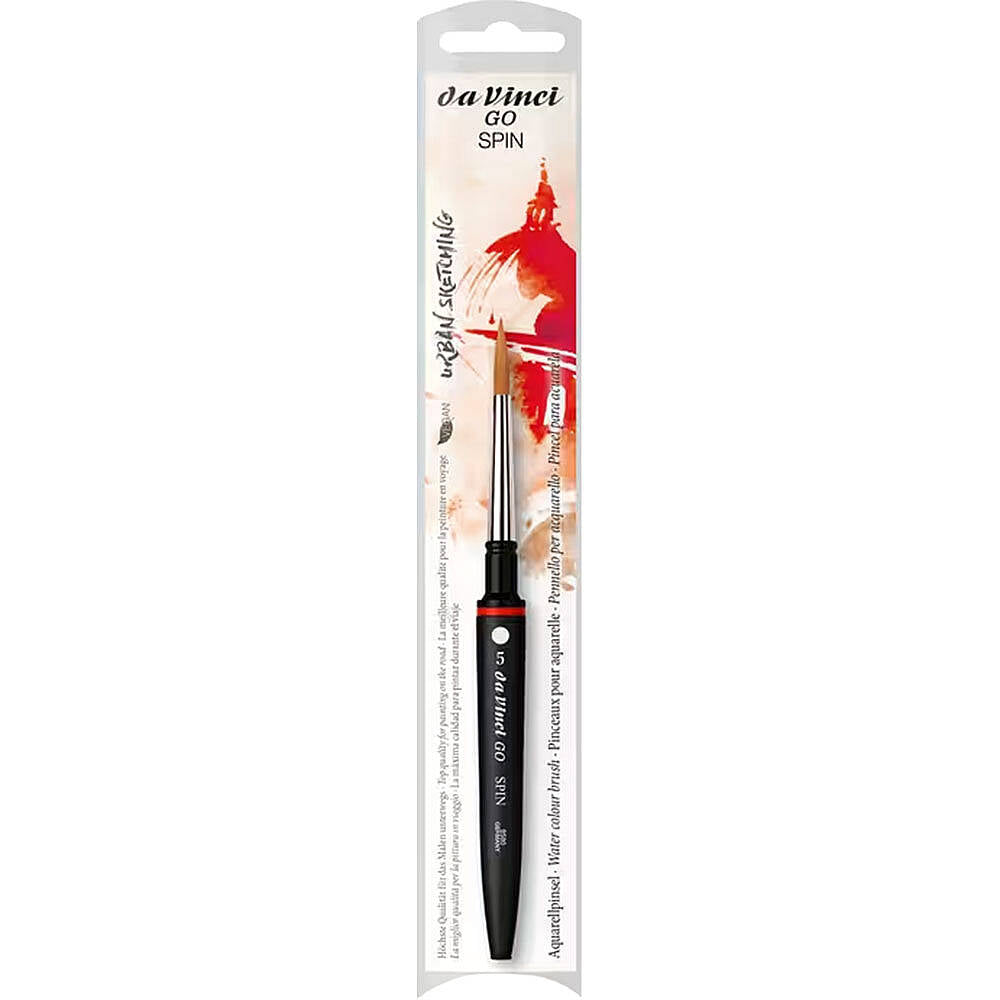 Da Vinci GO Cosmotop Spin Yuvarlak Suluboya Fırçası Seri 8580 No:5