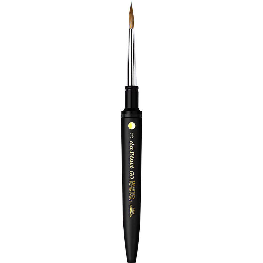 Da Vinci GO Maestro Kolinsky Samur Ekstra Pointed Suluboya Fırçası Seri 8535 No:3