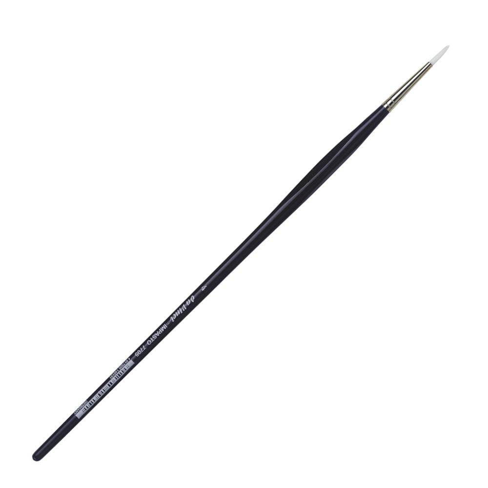 Da Vinci Impasto White Extra Strong Synthetic Round Acrylic Paint Brush Series 7705 No:4