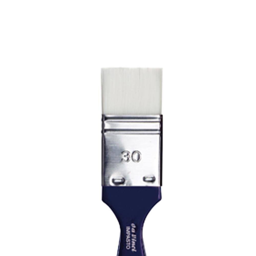 Da Vinci Impasto White Synthetic Wide Flat Large Surface Brush Series 5025 No:30