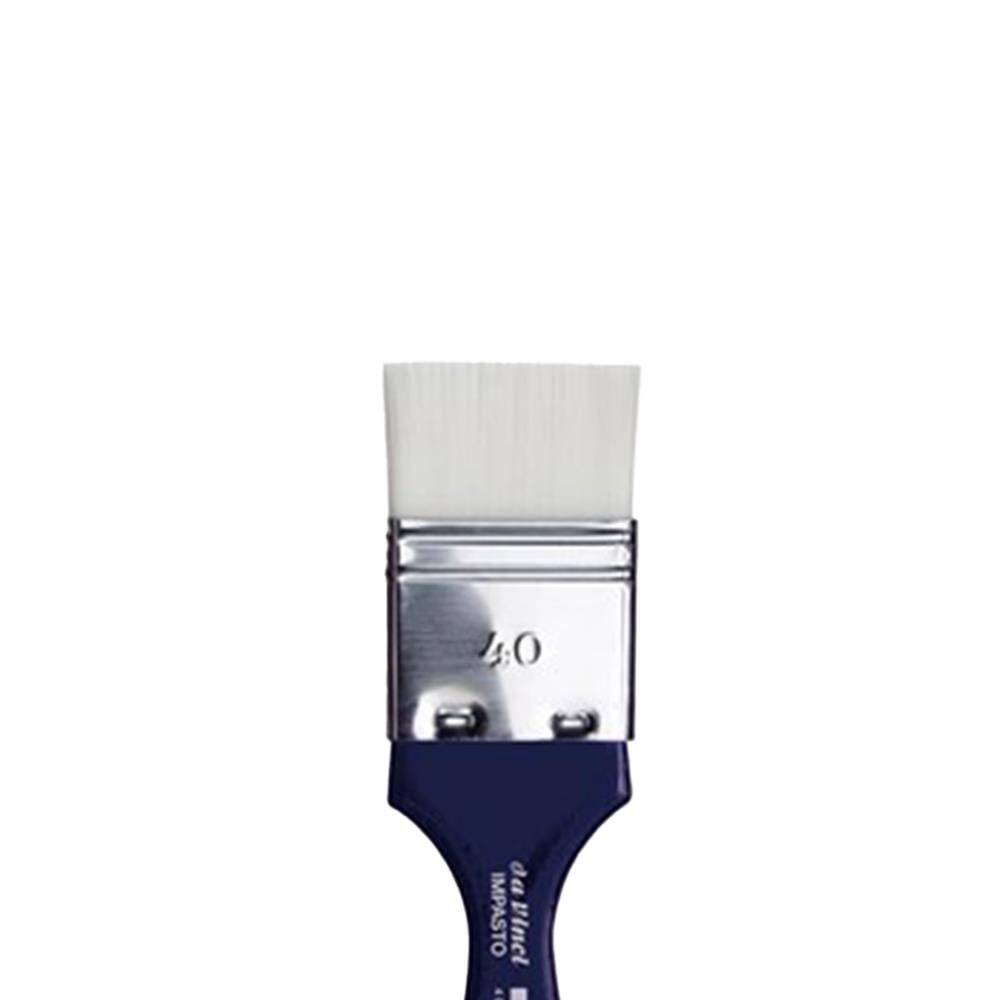 Da Vinci Impasto White Synthetic Wide Flat Large Surface Brush Series 5025 No:40