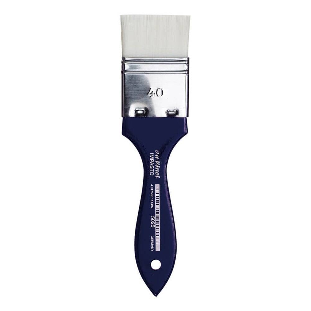 Da Vinci Impasto White Synthetic Wide Flat Large Surface Brush Series 5025 No:40