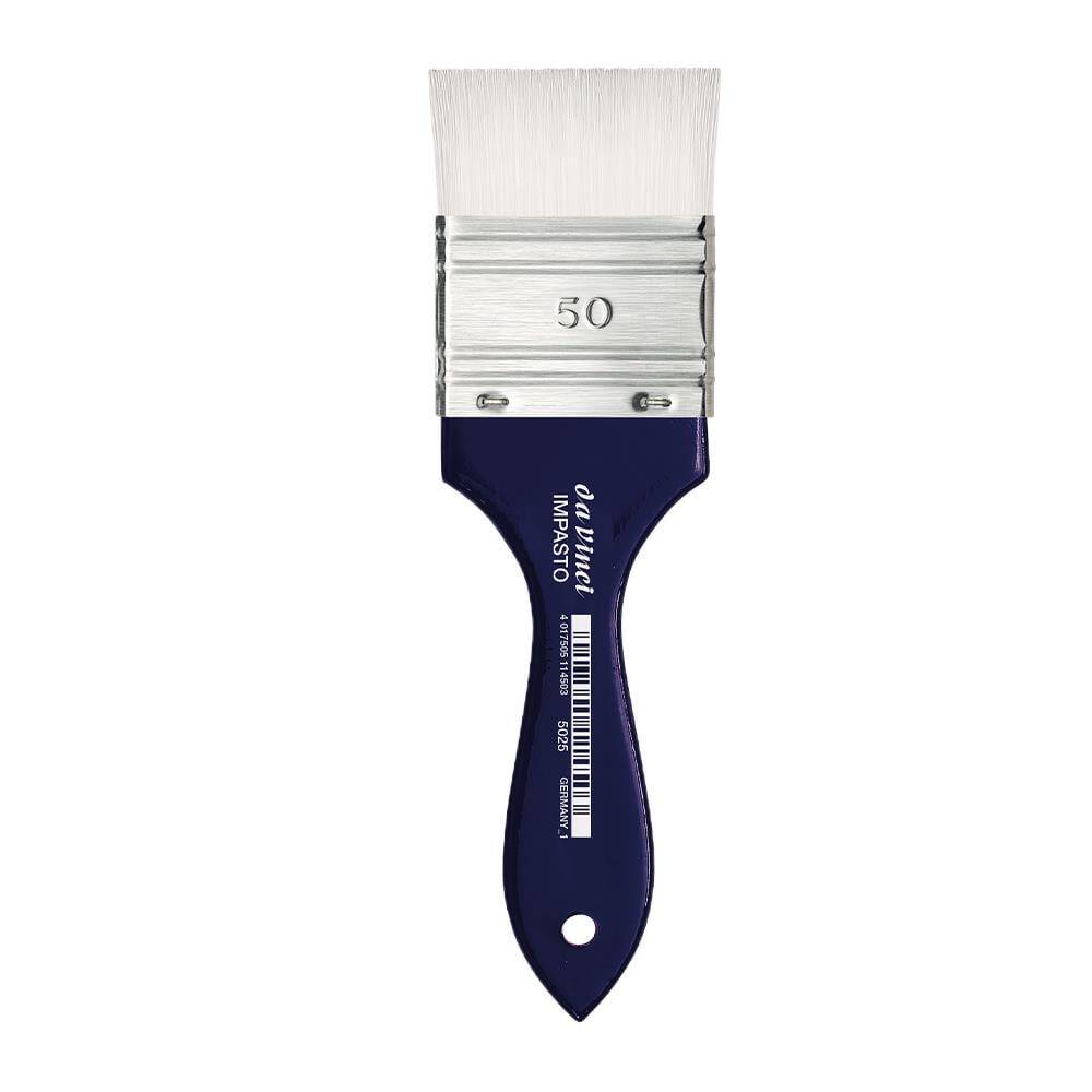 Da Vinci Impasto White Synthetic Wide Flat Large Surface Brush Series 5025 No: 50