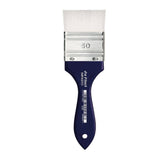 Da Vinci Impasto White Synthetic Wide Flat Large Surface Brush Series 5025 No: 50
