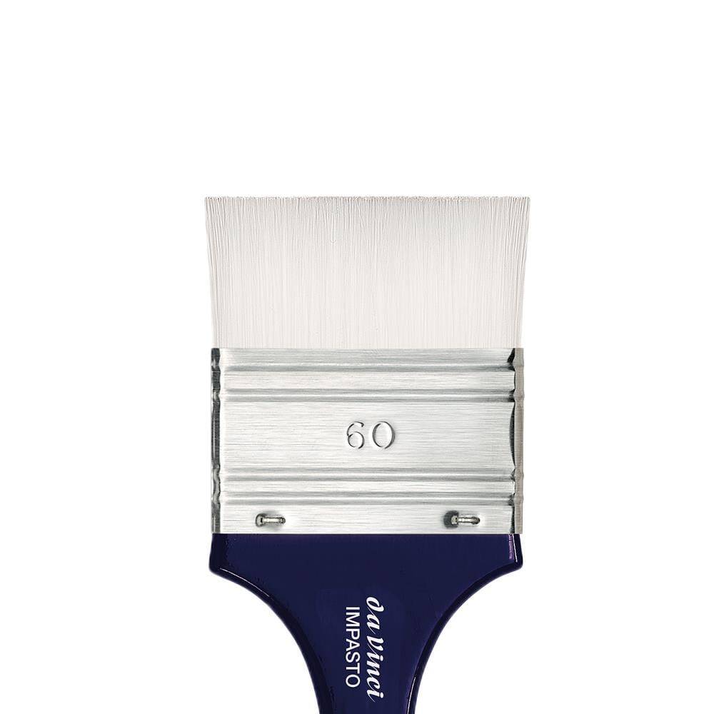 Da Vinci Impasto White Synthetic Wide Flat Large Surface Brush Series 5025 No:60