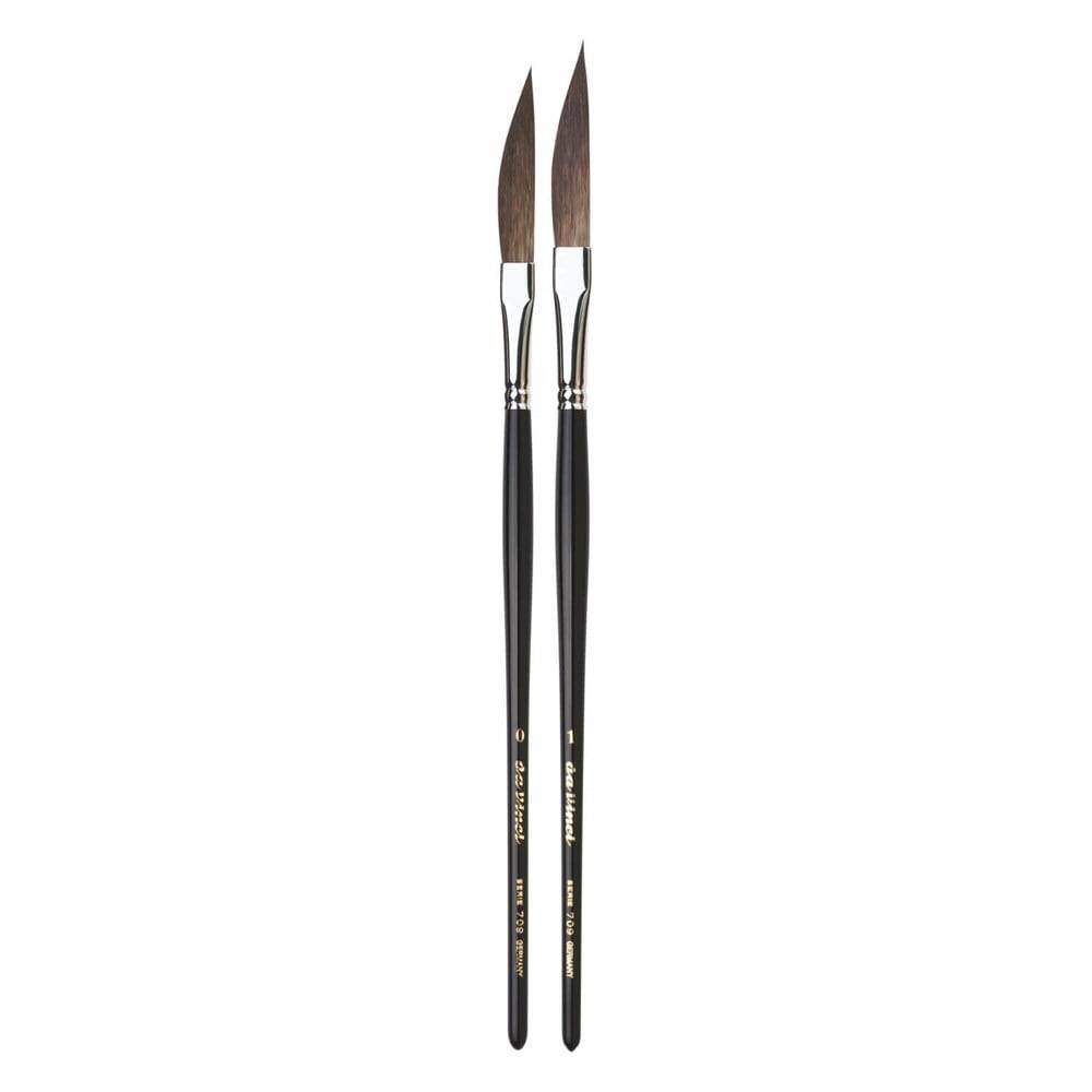 Da Vinci Squirrel Hair Side Cut Sword Line Sign Writing Brush Series 709 No:1