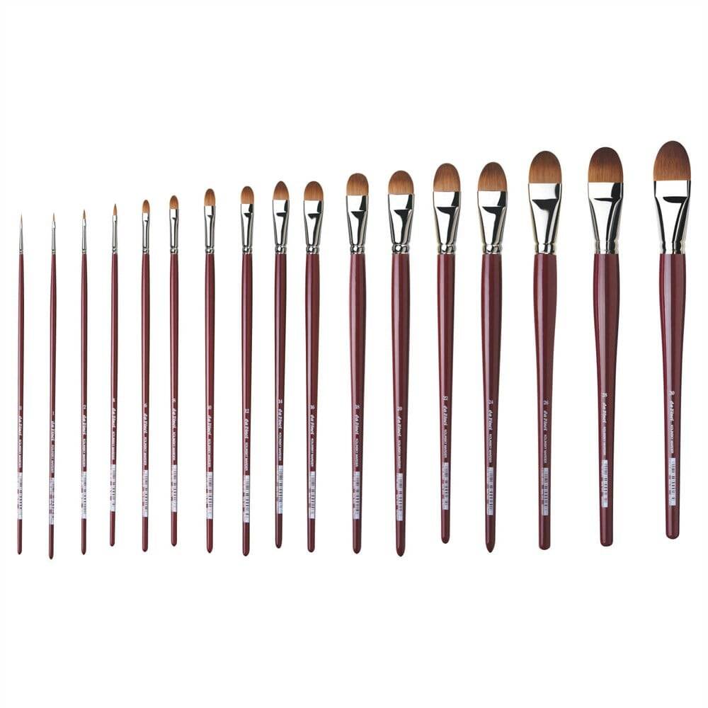 Da Vinci Red Sable Filbert-Shape Oil Paint Brush Series 1815 No:8