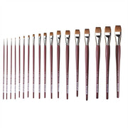 Da Vinci Kolinsky Red Sable Flat Oil Paint Brush Series 1810 No:6