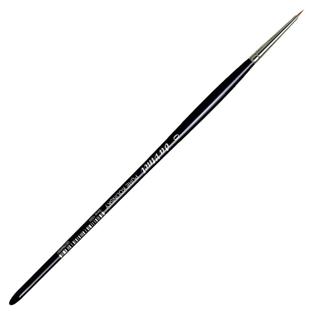 Da Vinci Kolinsky Red Sable Round Extra Short Retouching Brush Series 1505 No:0
