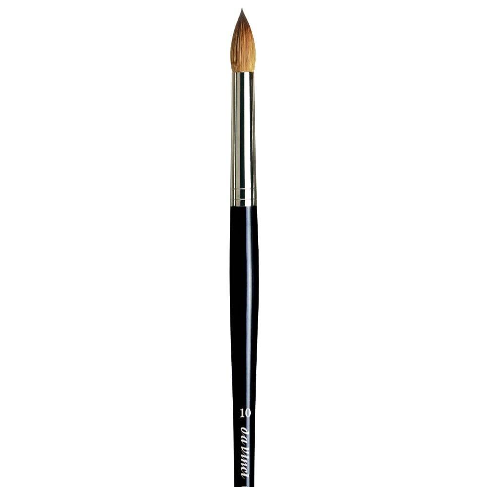 Da Vinci Kolinsky Red Sable Round Extra Short Retouching Brush Series 1505 No:10