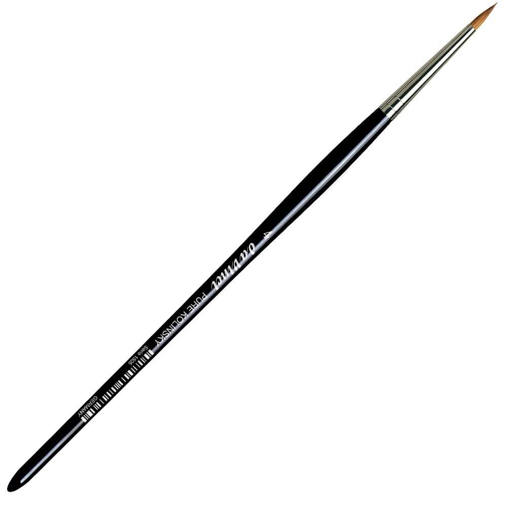 Da Vinci Kolinsky Red Sable Round Extra Short Retouching Brush Series 1505 No:4