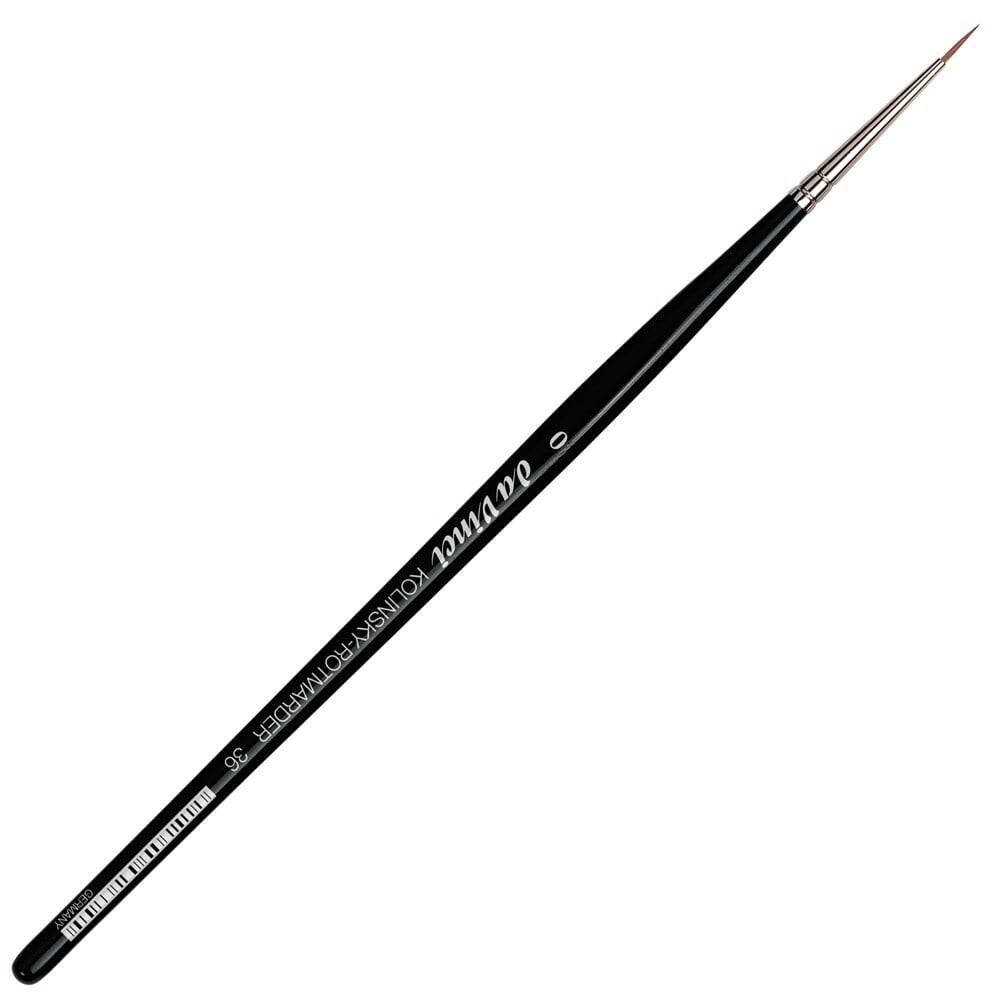 Da Vinci Kolinsky Red Sable Round Watercolor Brush Series 36 No:0
