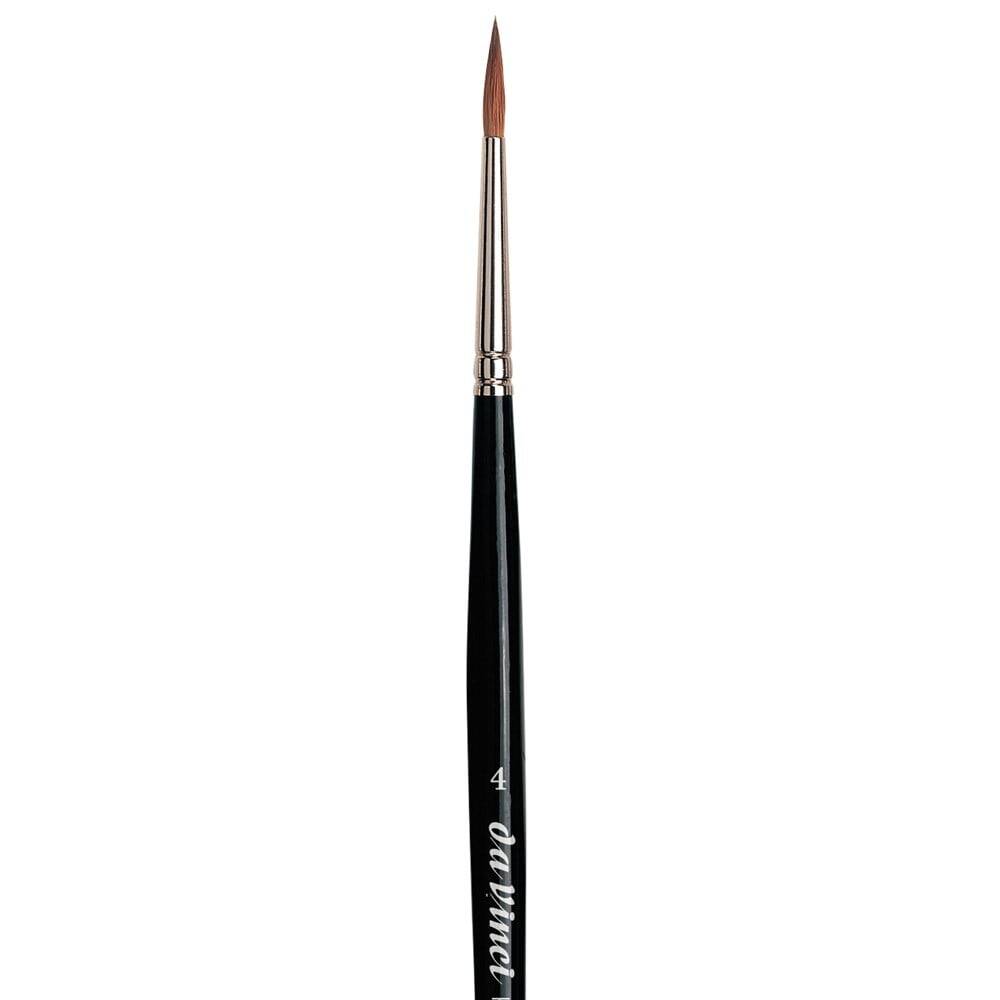 Da Vinci Kolinsky Red Sable Round Watercolor Brush Series 36 No:4