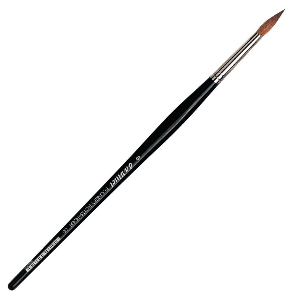 Da Vinci Kolinsky Red Sable Round Watercolor Brush Series 36 No:8