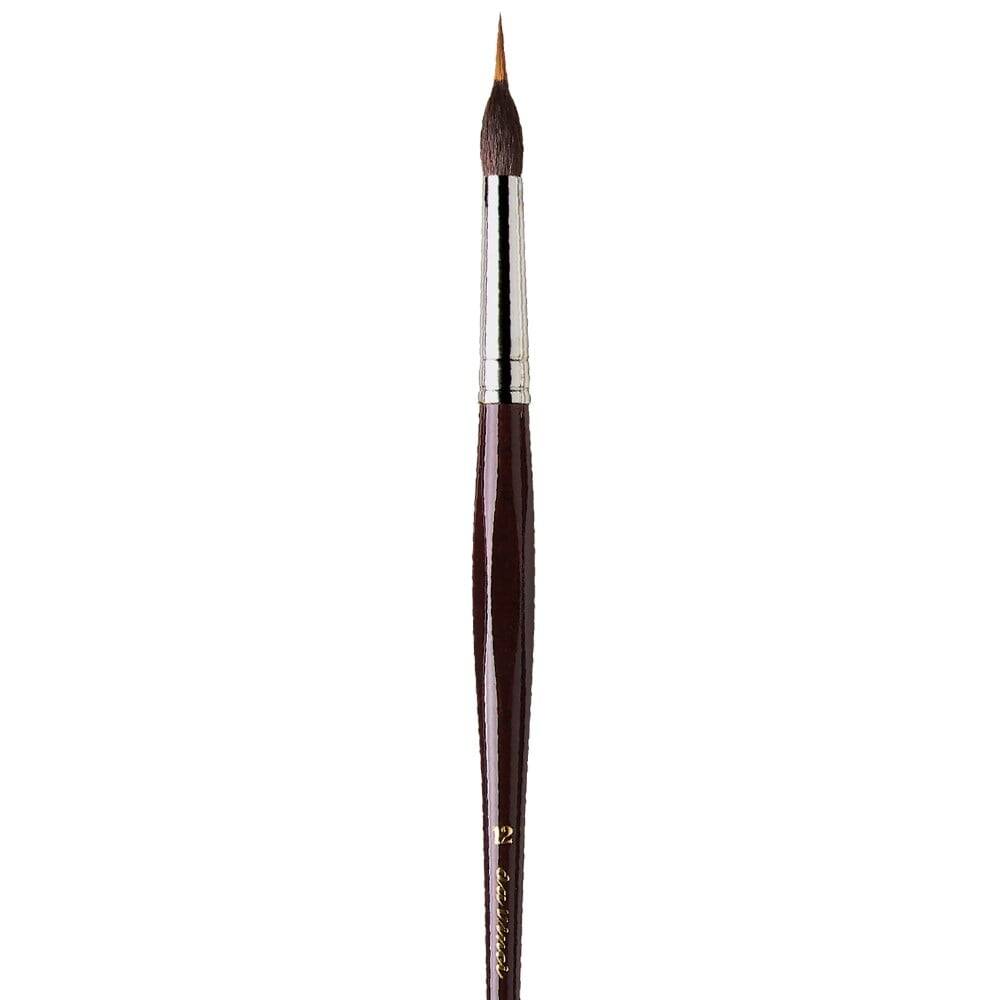 Da Vinci Kolinsky and Kazan Squirrel Hair Round Fine Tip Line Brush Series 5519 No:12